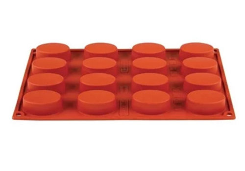 HorecaTraders Pavoni Formaflex Silikon-Backform | 16 Ovale 