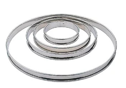  HorecaTraders Anneaux à gâteau plats 