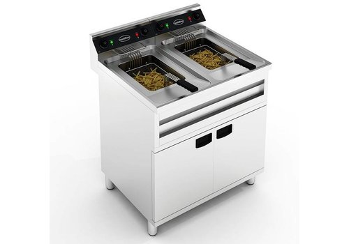  Combisteel Friteuse sur pied | 2 x 12L | 2 x 9 kW 