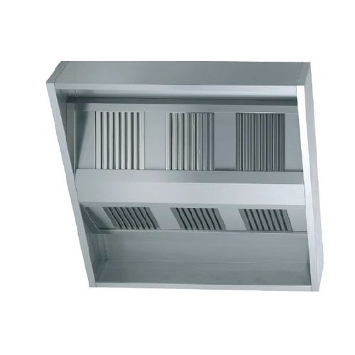  HorecaTraders Inox Extractor hood without Motor | 1500 Line 