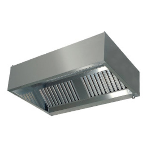  HorecaTraders Wandmontierte Dunstabzugshaube mit Filtern | Linie 1100 | 18 Formate 