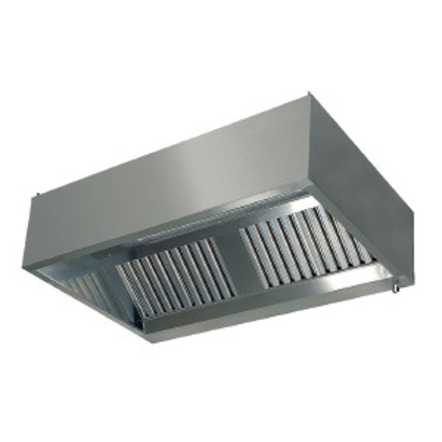 Wandmontierte Dunstabzugshaube mit Filtern | Linie 1100 | 18 Formate