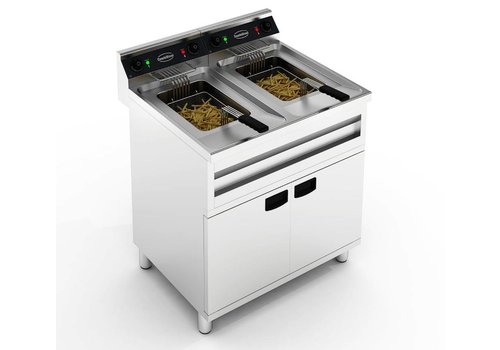  Combisteel Friteuse sur pied | 2X12L | 2X6KW 
