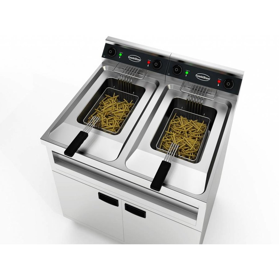 Friteuse sur pied | 2X12L | 2X6KW