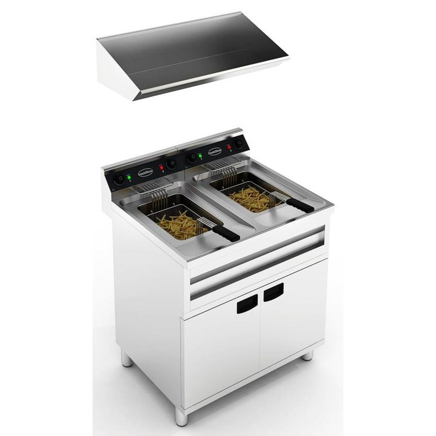 Friteuse sur pied | 2X12L | 2X6KW