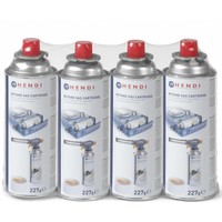 Butane gas bottle 227 grams - 4 pieces