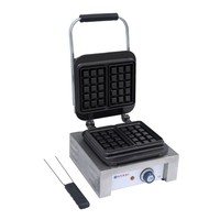 Stainless Steel Waffle Iron | Brussels Waffles | 3x5 cm