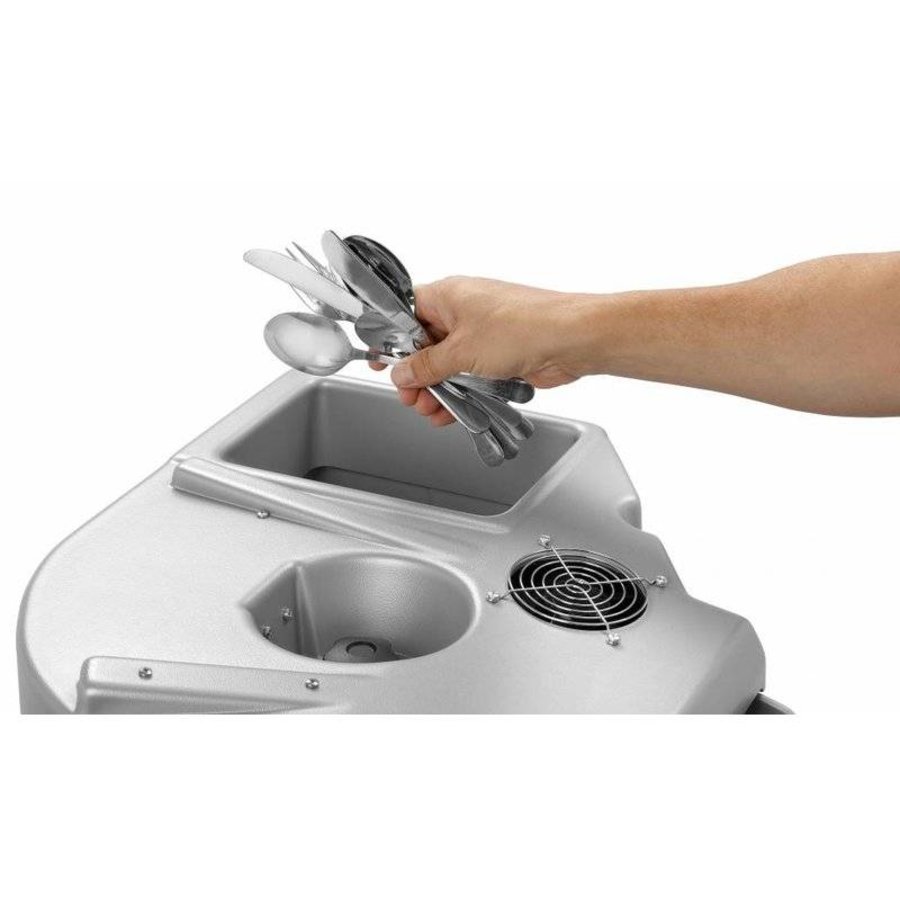 Machine à polir les couverts en acier inoxydable | Lampe UV intégrée | 3500 pièces/unité