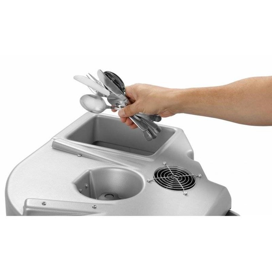 Stainless Steel Cutlery Polisher | Integrated UV lamp | 3500 Pieces/U
