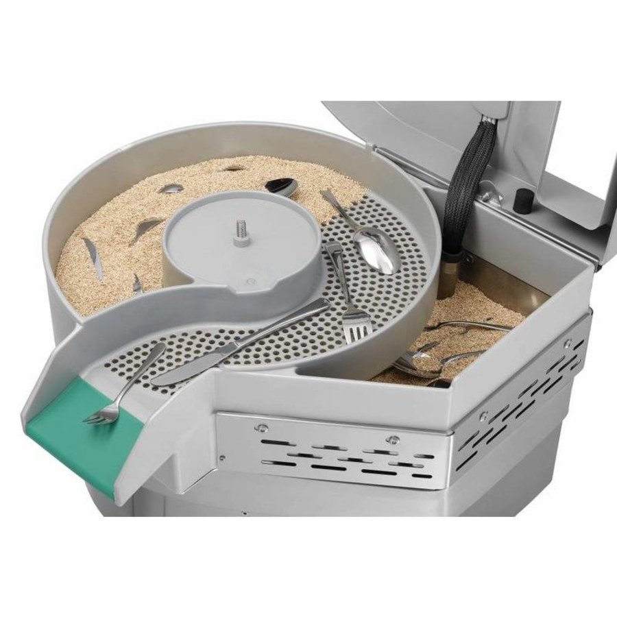 Machine à polir les couverts en acier inoxydable | Lampe UV intégrée | 3500 pièces/unité