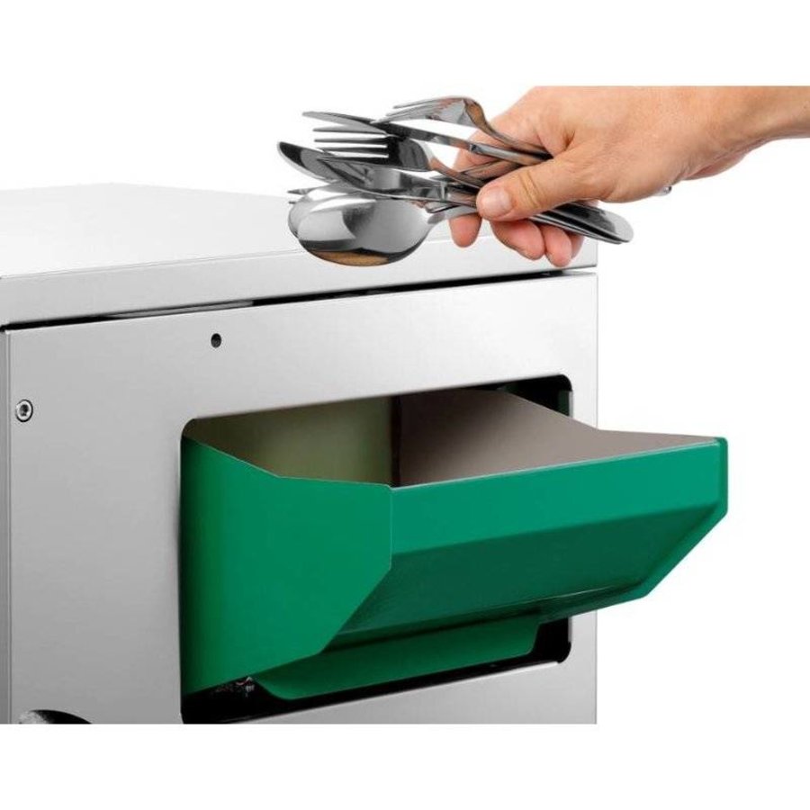 Machine à polir les couverts en acier inoxydable | Lampe UV intégrée | Indicateurs de programme (2 formats)