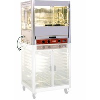 Hähnchengrill elektrisch | 5 rotierende Körbe | 25 Hühner