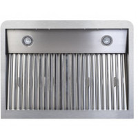 Extractor hood | stainless steel | 120x56x25 cm