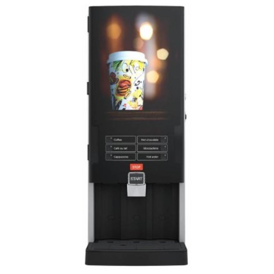 Machine à café instantané Bolero Turbo 331 | 1x5,3 litres / 2x2,4 litres | 230 V ~ 50/60 Hz 3510 W