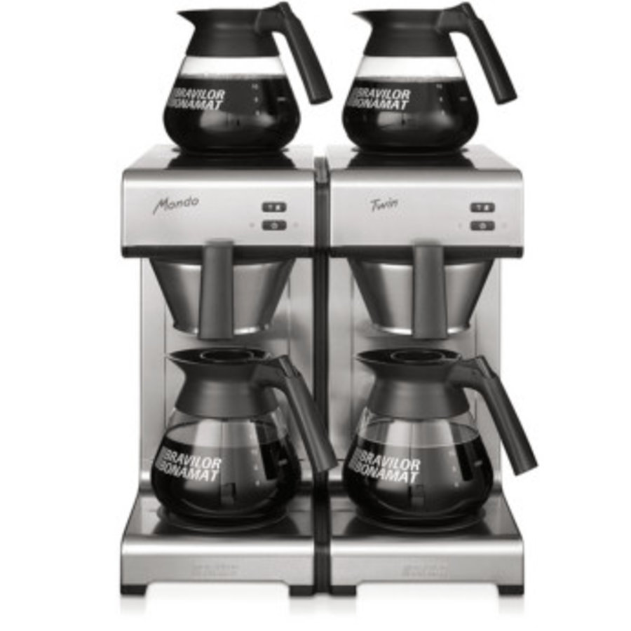 Machine à café Mondo Twin sans raccordement à l'eau