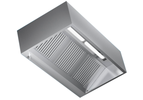  Combisteel Dunstabzugshaube in Kastenform | 200 x 110 x 45 cm 