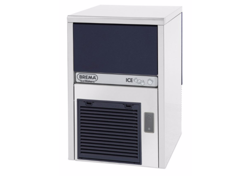  Brema Edelstahl-Eiswürfelmaschine CB246-HC | 24 kg/24 Std. | Luftgekühlt 