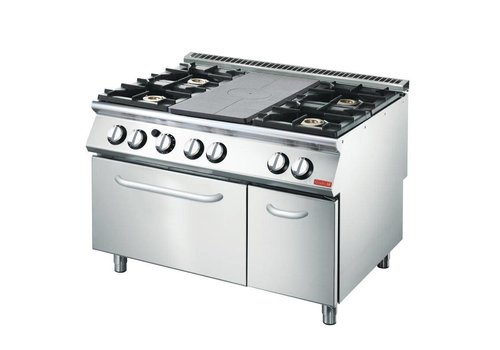 Gastro-M Professional gas stove with gas oven | 4 Burners 