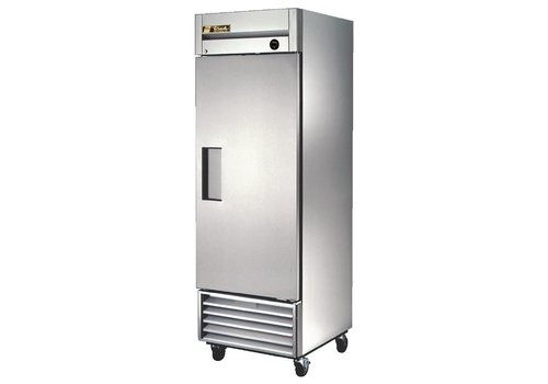  True Réfrigérateur industriel en acier inoxydable 580 litres avec roulettes 