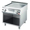 HorecaTraders Gas Griddle with Base | (W) 800 x (D) 700 x (H) 850mm