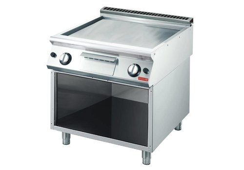  HorecaTraders Gas Griddle with Base | (W) 800 x (D) 700 x (H) 850mm 