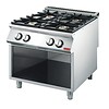 Gas hob Open under-counter | 4 burners