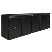 Barkühlschrank | 3 Türen | 2 Laden