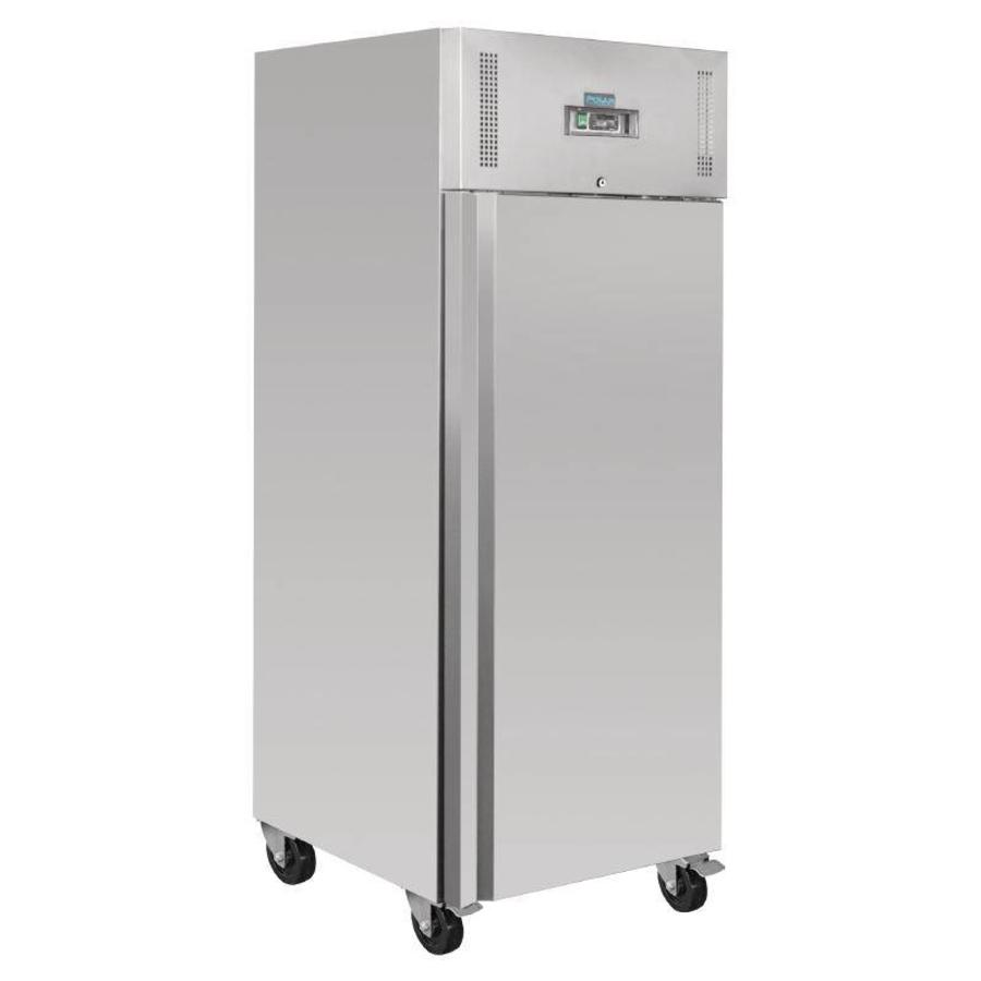 Refrigerator with wheels | Stainless steel | 650L