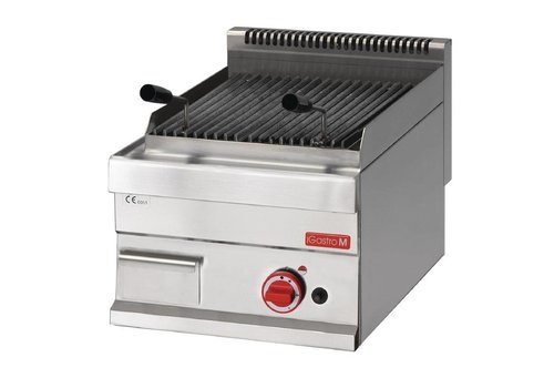  Gastro-M Barbecue à gaz en pierre de lave | 40x65(d)cm 