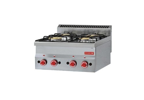  Gastro-M cuisinière à gaz 12,1 KW | 4 brûleurs 