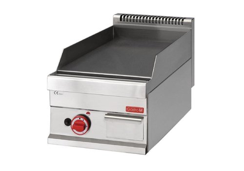  Gastro-M Plaque de cuisson à gaz en acier inoxydable | Gaz naturel | 28(h) x 40(l) x 65(p)cm 