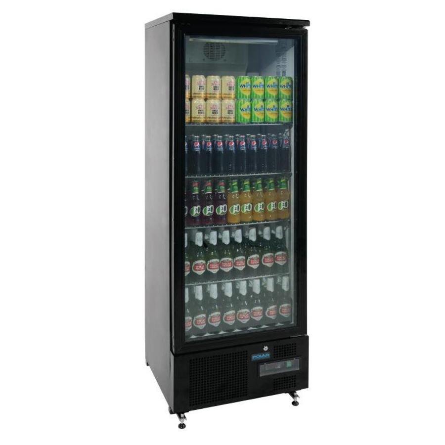 Barvitrine schwarz mit Einzeltür