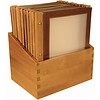 Securit Menu-Box Houten Collectie 20st, Bruin