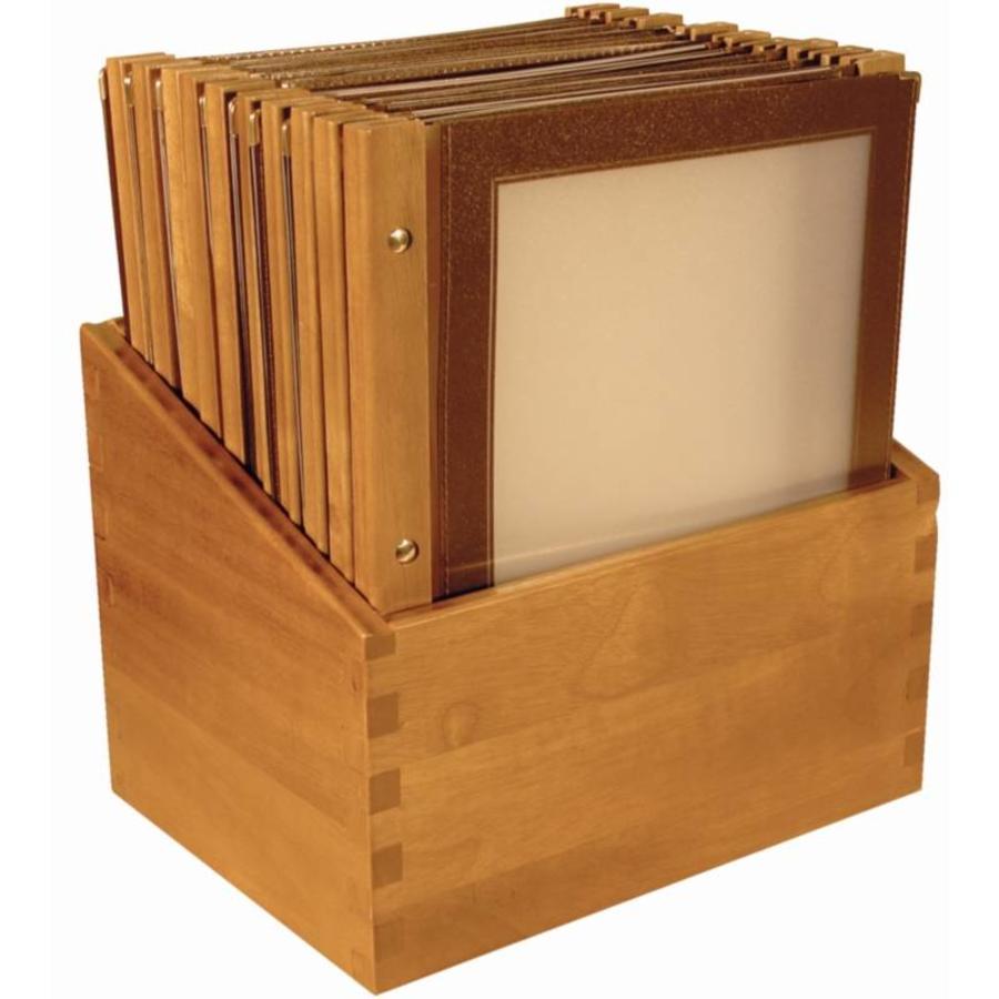 Menübox Wooden Collection 20 Stück, Braun