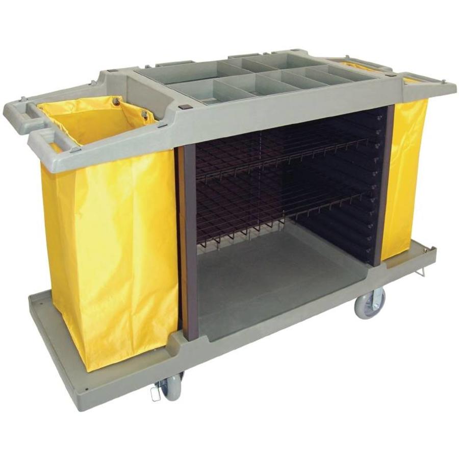 Cleaning housekeeping trolley for hotels | 2 Sizes