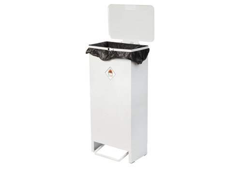  HorecaTraders Support de sac poubelle en acier inoxydable ignifuge 