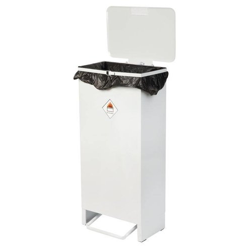  HorecaTraders Support de sac poubelle en acier inoxydable ignifuge 