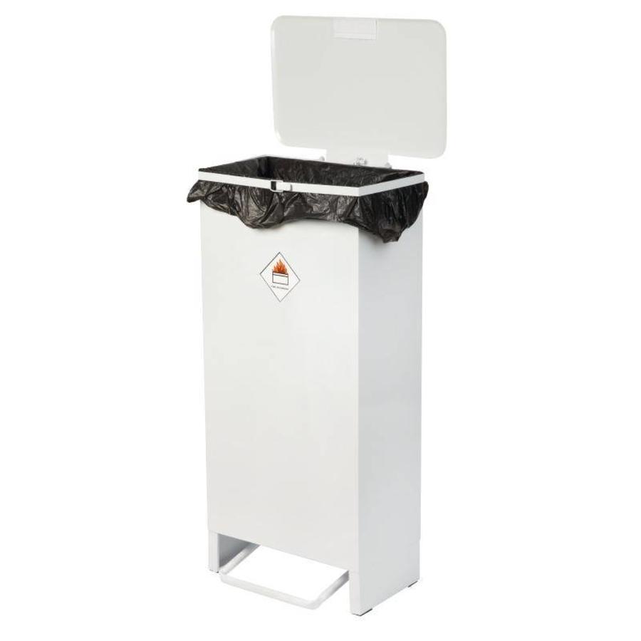 Support de sac poubelle en acier inoxydable ignifuge