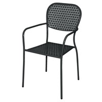 Stalen Projectstoel Zwart | per 4
