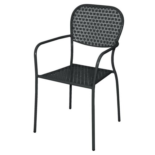  HorecaTraders Steel Project Stuhl Schwarz | pro 4 