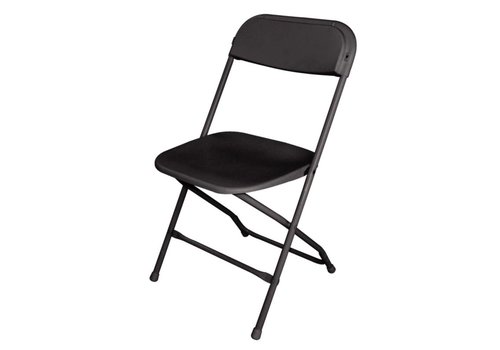  HorecaTraders Party Folding Chairs Black | 10 pieces 