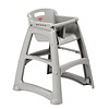 Professional Children's High Chair Gray