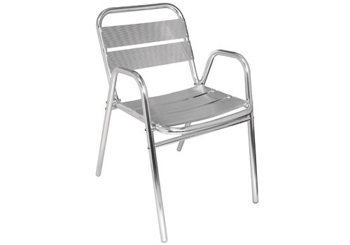  HorecaTraders Patio Chair Aluminum | 4 pieces 