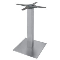 Base de table en acier inoxydable | carré | 72(h) x 43(l) x 43(l)cm
