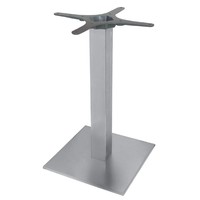 Stainless steel table base | square | 72(h) x 43(l) x 43(w)cm