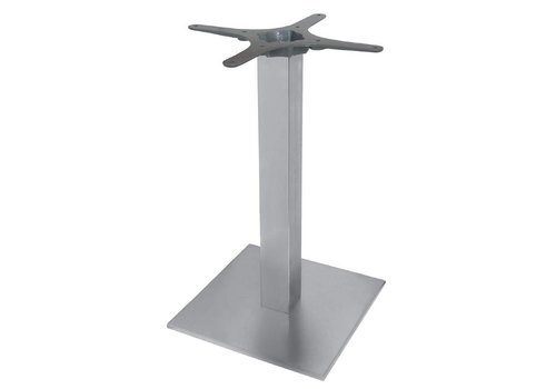  Bolero Base de table en acier inoxydable | carré | 72(h) x 43(l) x 43(l)cm 
