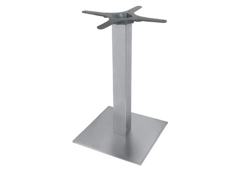  Bolero Stainless steel table base | square | 72(h) x 43(l) x 43(w)cm 