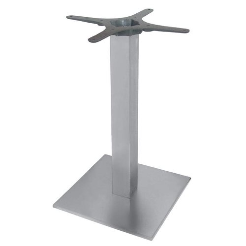  Bolero Base de table en acier inoxydable | carré | 72(h) x 43(l) x 43(l)cm 