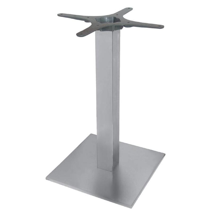 Base de table en acier inoxydable | carré | 72(h) x 43(l) x 43(l)cm