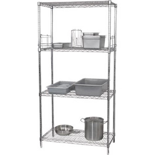  Vogue Chrome Stock Rack 183(h)x91.5(w) x 61(d)cm 